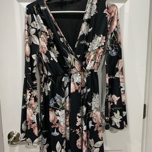 Pink Blush knee length maternity dress